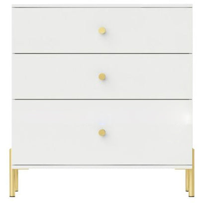 Modern Engineered Wood Sideboard Simple White Buffet Table with Drawer for Dining Room Clearhalo 'buffet_sideboard' 'Buffets & Sideboards' 'furn' 'furn_buffet_sideboard' 'Furniture' 'Kitchen & Dining Furniture' 5768424