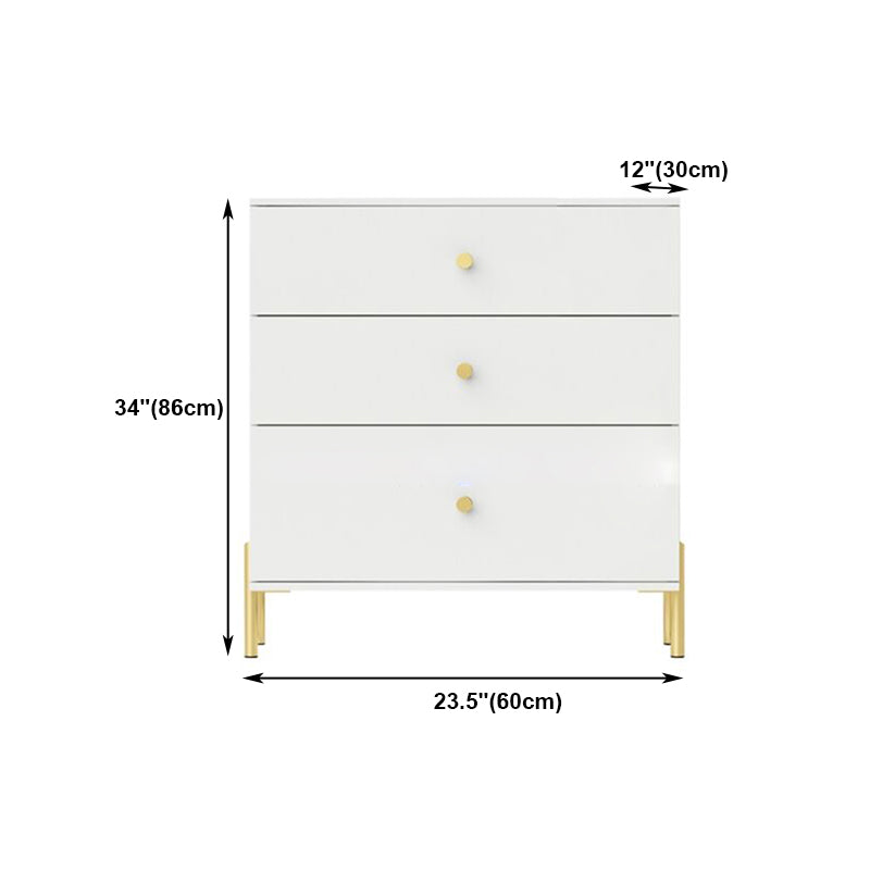 Modern Engineered Wood Sideboard Simple White Buffet Table with Drawer for Dining Room Clearhalo 'buffet_sideboard' 'Buffets & Sideboards' 'furn' 'furn_buffet_sideboard' 'Furniture' 'Kitchen & Dining Furniture' 5768431