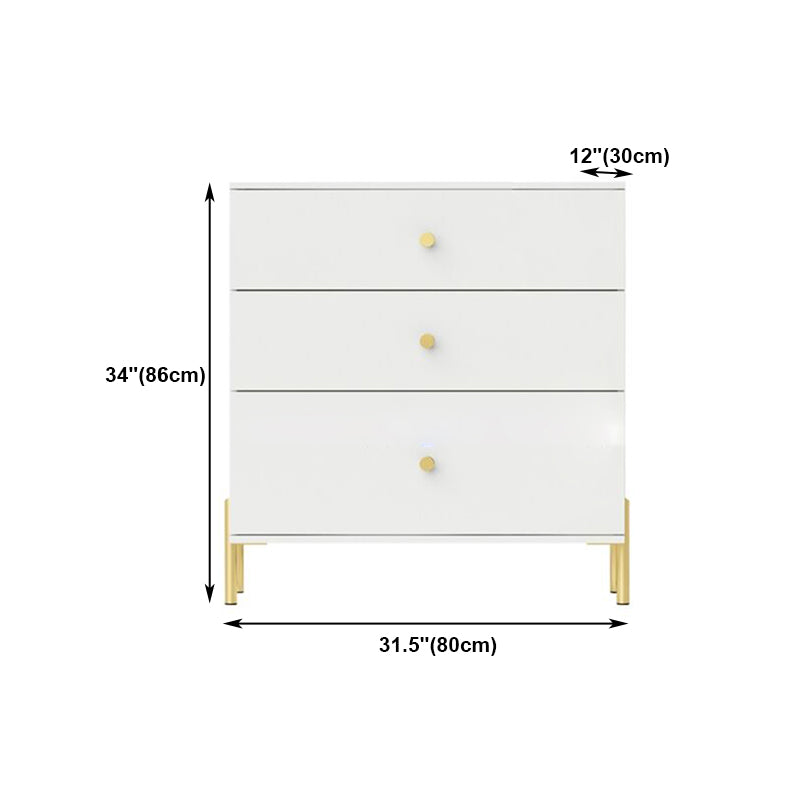 Modern Engineered Wood Sideboard Simple White Buffet Table with Drawer for Dining Room Clearhalo 'buffet_sideboard' 'Buffets & Sideboards' 'furn' 'furn_buffet_sideboard' 'Furniture' 'Kitchen & Dining Furniture' 5768432
