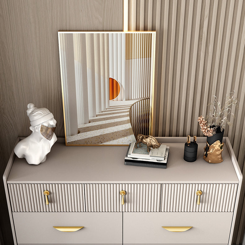 Simple Engineered Wood Sideboard Modern Buffet with Drawer for Dining Room Clearhalo 'buffet_sideboard' 'Buffets & Sideboards' 'furn' 'furn_buffet_sideboard' 'Furniture' 'Kitchen & Dining Furniture' 5768443