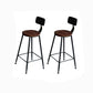 Industrial 1/2/3 Pieces Solid Wood Bar Table Set Round Counter Set Clearhalo 'Bar Furniture' 'furn' 'furn_home_bar_bar_sets' 'Furniture' 'Home Bars & Bar Sets' 'home_bar_bar_sets' 'Kitchen & Dining Furniture' 5768467