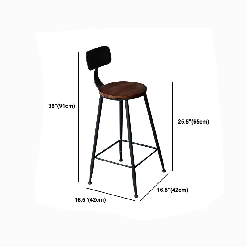 Industrial 1/2/3 Pieces Solid Wood Bar Table Set Round Counter Set Clearhalo 'Bar Furniture' 'furn' 'furn_home_bar_bar_sets' 'Furniture' 'Home Bars & Bar Sets' 'home_bar_bar_sets' 'Kitchen & Dining Furniture' 5768479