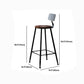 Industrial 1/2/3 Pieces Solid Wood Bar Table Set Round Counter Set Clearhalo 'Bar Furniture' 'furn' 'furn_home_bar_bar_sets' 'Furniture' 'Home Bars & Bar Sets' 'home_bar_bar_sets' 'Kitchen & Dining Furniture' 5768480