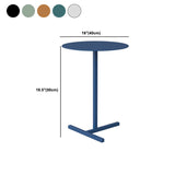 Mid-Century Round Side End Table Pedestal End Table for Living Room Clearhalo 'Coffee & Accent Tables' 'End & Side Tables' 'end_side_tables' 'furn' 'furn_end_side_tables' 'Furniture' 'Living Room Furniture' 5769358