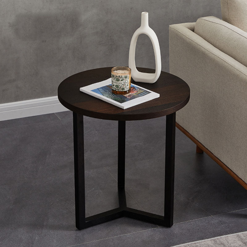Round Wood Side Table Nordic Style Side Table for Living Room Clearhalo 'Coffee & Accent Tables' 'End & Side Tables' 'end_side_tables' 'furn' 'furn_end_side_tables' 'Furniture' 'Living Room Furniture' 5769380