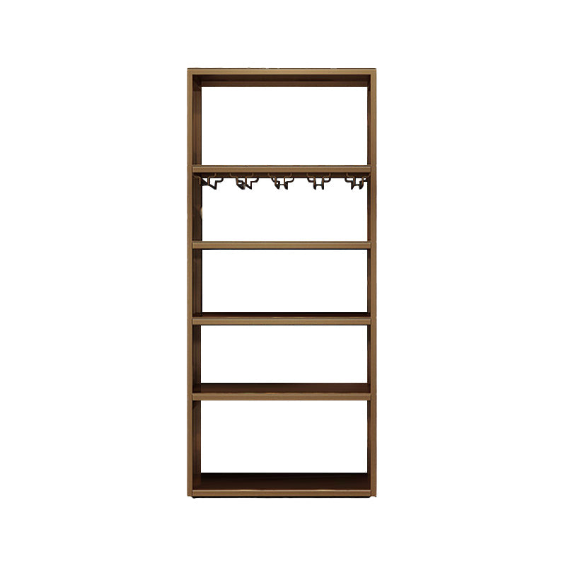 Moderne vloerwijnfles en glazen rek metalen wijnrek met plank