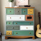 3.3"/55.9" Tall Wooden Chest, Rectangle Accent Cabinet with Drawers Clearhalo 'Cabinets & Chests' 'cabinets_chests' 'furn' 'furn_cabinets_chests' 'Furniture' 'Living Room Furniture' 5769399