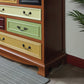 3.3"/55.9" Tall Wooden Chest, Rectangle Accent Cabinet with Drawers Clearhalo 'Cabinets & Chests' 'cabinets_chests' 'furn' 'furn_cabinets_chests' 'Furniture' 'Living Room Furniture' 5769415
