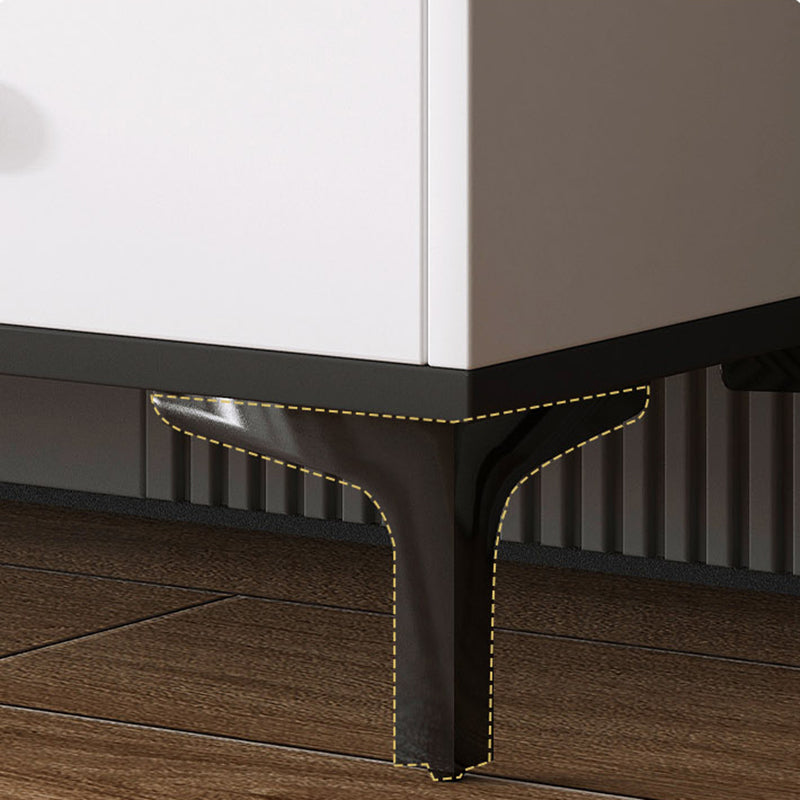 Contemporary 35.43'"Tall Wooden Chest, Rectangle Accent Cabinet with Drawers Clearhalo 'Cabinets & Chests' 'cabinets_chests' 'furn' 'furn_cabinets_chests' 'Furniture' 'Living Room Furniture' 5769441