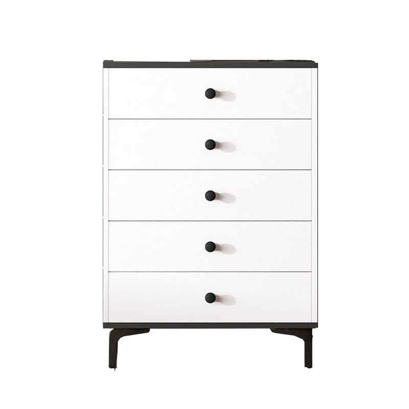 Contemporary 35.43'"Tall Wooden Chest, Rectangle Accent Cabinet with Drawers Clearhalo 'Cabinets & Chests' 'cabinets_chests' 'furn' 'furn_cabinets_chests' 'Furniture' 'Living Room Furniture' 5769444