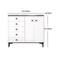 Contemporary 35.43'"Tall Wooden Chest, Rectangle Accent Cabinet with Drawers Clearhalo 'Cabinets & Chests' 'cabinets_chests' 'furn' 'furn_cabinets_chests' 'Furniture' 'Living Room Furniture' 5769451