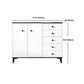 Contemporary 35.43'"Tall Wooden Chest, Rectangle Accent Cabinet with Drawers Clearhalo 'Cabinets & Chests' 'cabinets_chests' 'furn' 'furn_cabinets_chests' 'Furniture' 'Living Room Furniture' 5769452