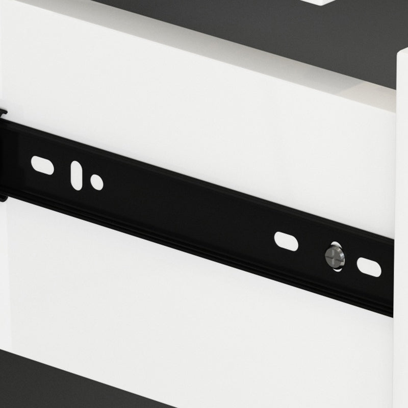 Contemporary Wooden Chest in White, Rectangle Accent Chest with Drawers