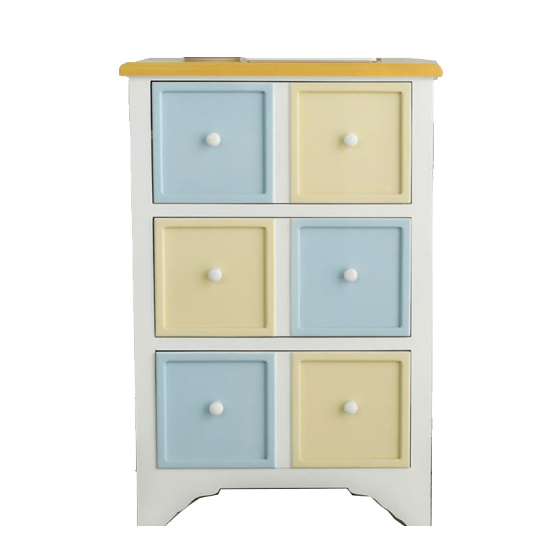 Cassetti 3/4 contemporanei cassa in legno, cassa di accento rettangolo