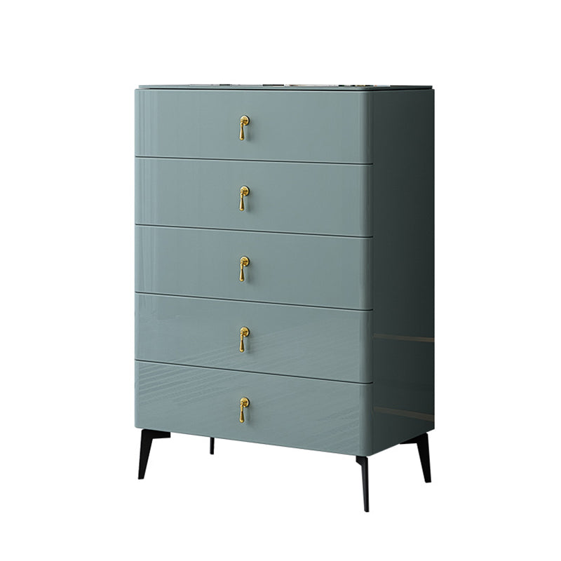 Contemporary 34.65'"/41.73" Tall Wooden Chest, Rectangle Accent Chest with Drawers Clearhalo 'Cabinets & Chests' 'cabinets_chests' 'furn' 'furn_cabinets_chests' 'Furniture' 'Living Room Furniture' 5769525