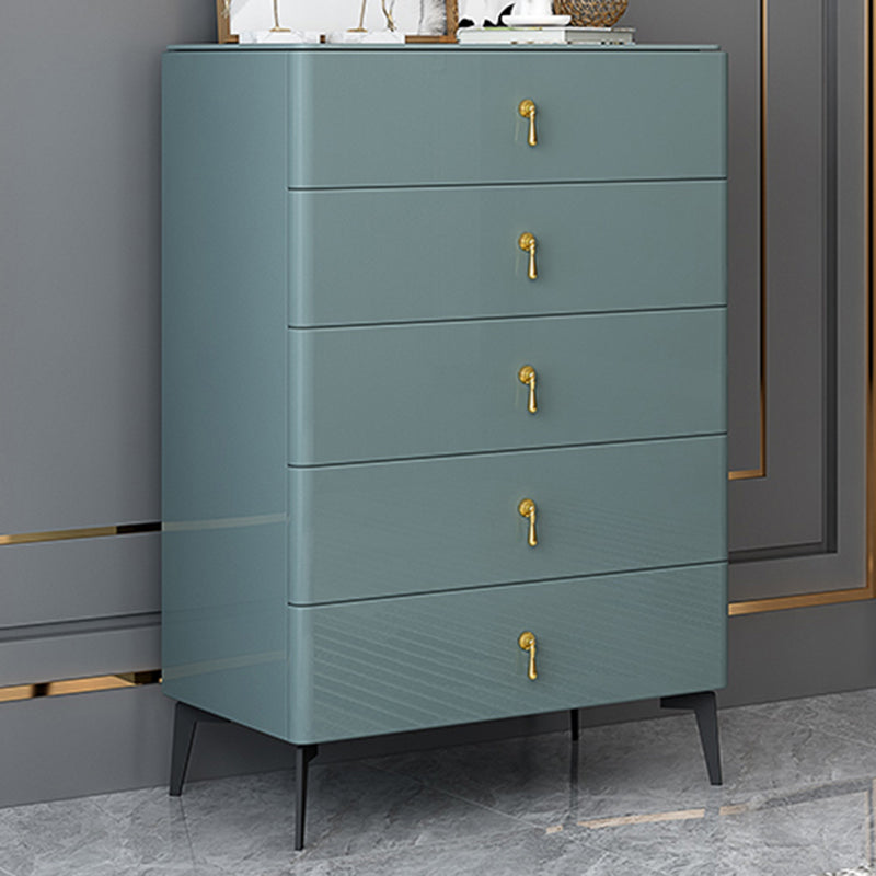 Contemporary 34.65'"/41.73" Tall Wooden Chest, Rectangle Accent Chest with Drawers Clearhalo 'Cabinets & Chests' 'cabinets_chests' 'furn' 'furn_cabinets_chests' 'Furniture' 'Living Room Furniture' 5769528