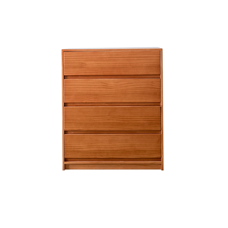 引き出し付き長方形の松のアクセントチェストモダンな胸27.56 "l