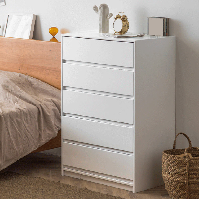 引き出し付き長方形の松のアクセントチェストモダンな胸27.56 "l