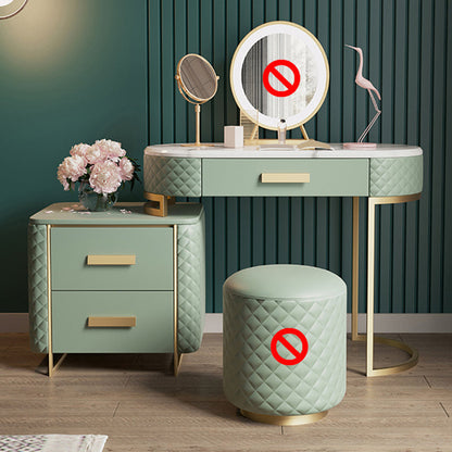 Glam de 3 cajas de tocador de cajas de tocador de tocador