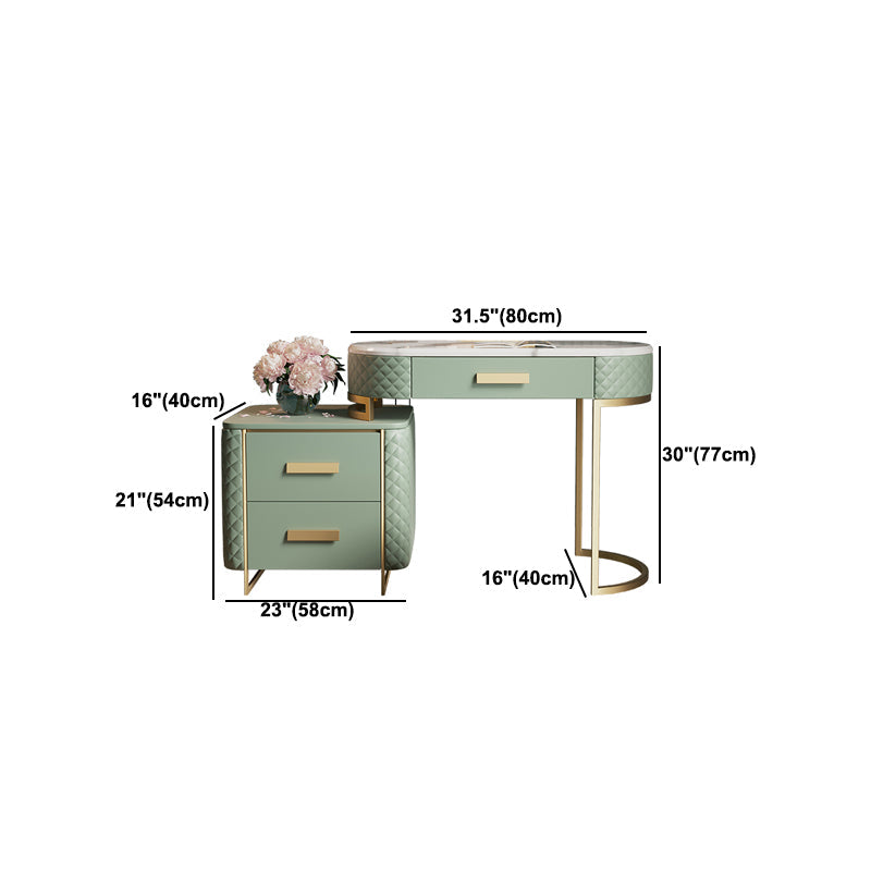 Glam de 3 cajas de tocador de cajas de tocador de tocador