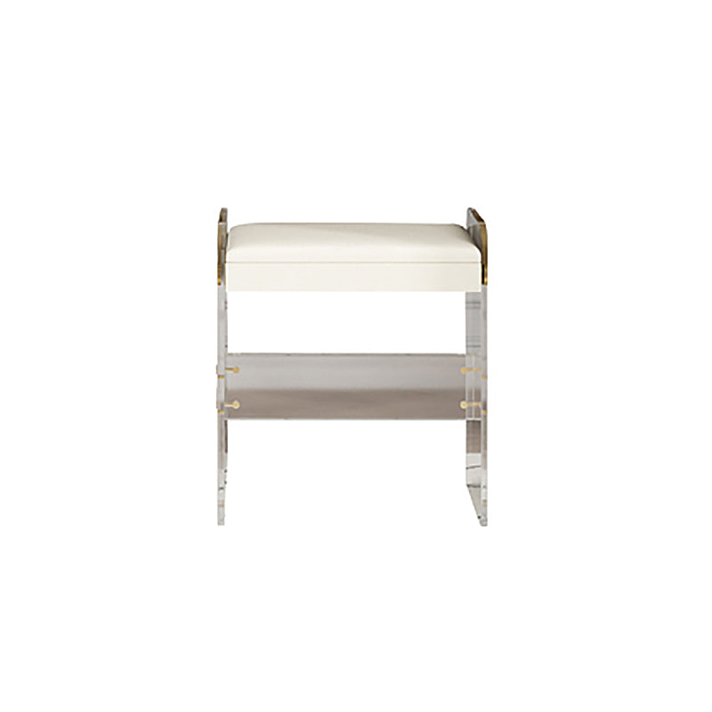 Glam leisteen bovenaankrandtafel Stoel Set massief houten make -upteller