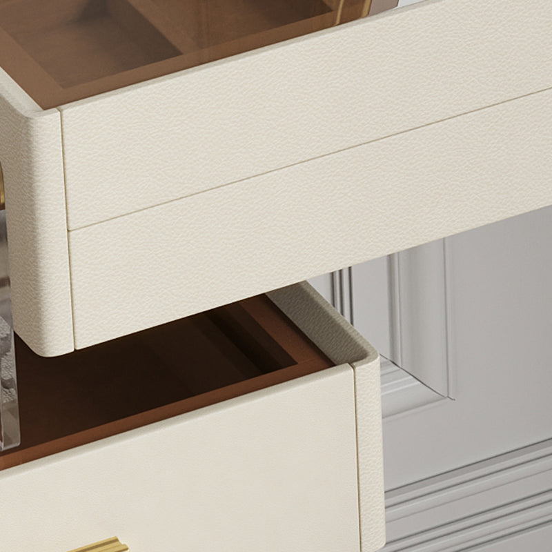 Glam leisteen bovenaankrandtafel Stoel Set massief houten make -upteller