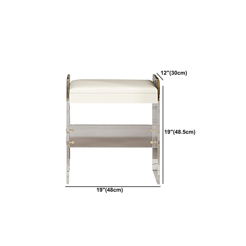 Glam leisteen bovenaankrandtafel Stoel Set massief houten make -upteller