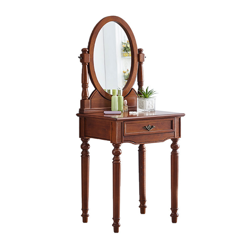 Traditional Vanity Dressing Table Set Solid Wood Make-up Vanity Clearhalo 'Bedroom Furniture' 'furn' 'furn_makeup_vanities' 'Furniture' 'Makeup Vanities' 'makeup_vanities' 5770145