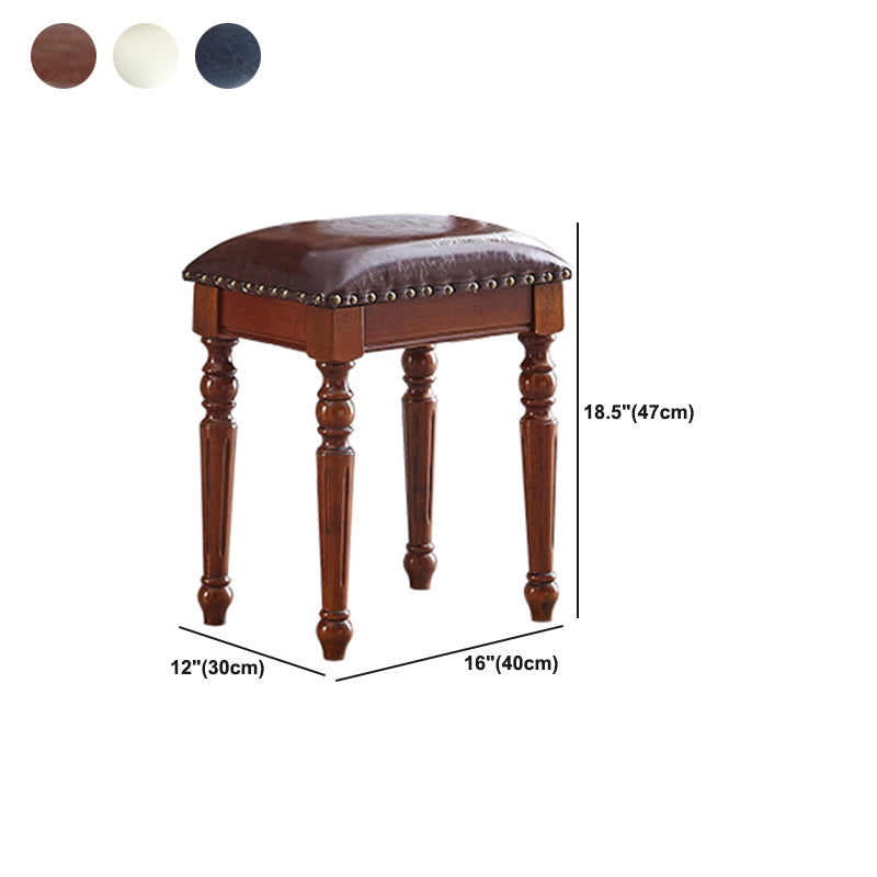 Traditional Vanity Dressing Table Set Solid Wood Make-up Vanity Clearhalo 'Bedroom Furniture' 'furn' 'furn_makeup_vanities' 'Furniture' 'Makeup Vanities' 'makeup_vanities' 5770152