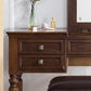 Solid Wood Vanity Dressing Table Traditional Flip-Top Makeup Vanity Desk