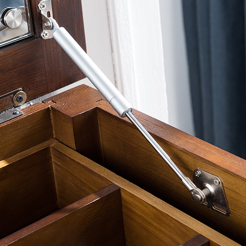 Solid Wood Vanity Dressing Table Traditional Flip-Top Makeup Vanity Desk