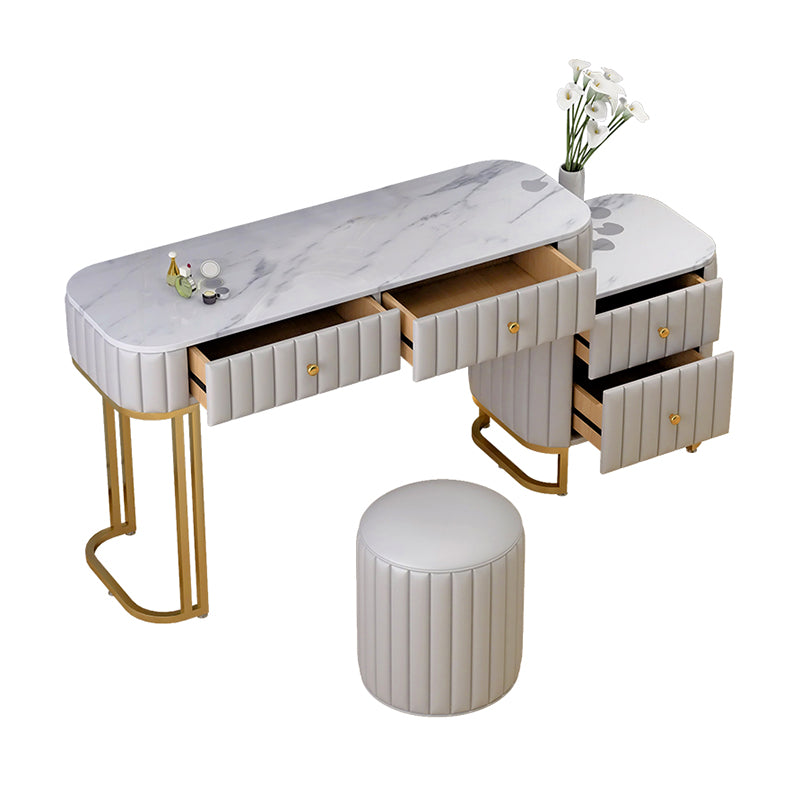 Glam 4 lade make -up ijdelheid set leisteen top ijdelheid kleedtafel