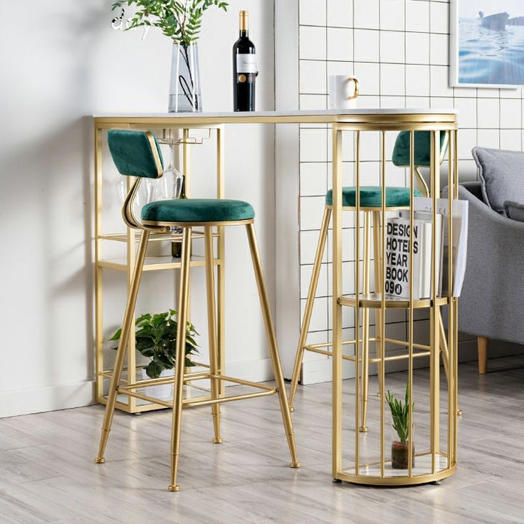 Table de la barre supérieure en marbre spécialisée