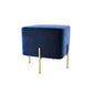 Leisure Velvet Pouf Ottoman Plain Square Water Resistant Ottoman Taverna Clearhalo 'furn' 'furn_ottomans_poufs' 'Furniture' 'Living Room Furniture' 'Ottomans & Poufs' 'ottomans_poufs' 5770895