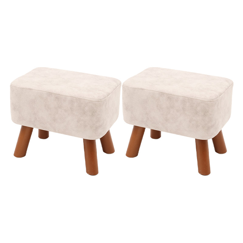 Contemporary Standard Stain Resistant Pure Color Leather Indoor Standard