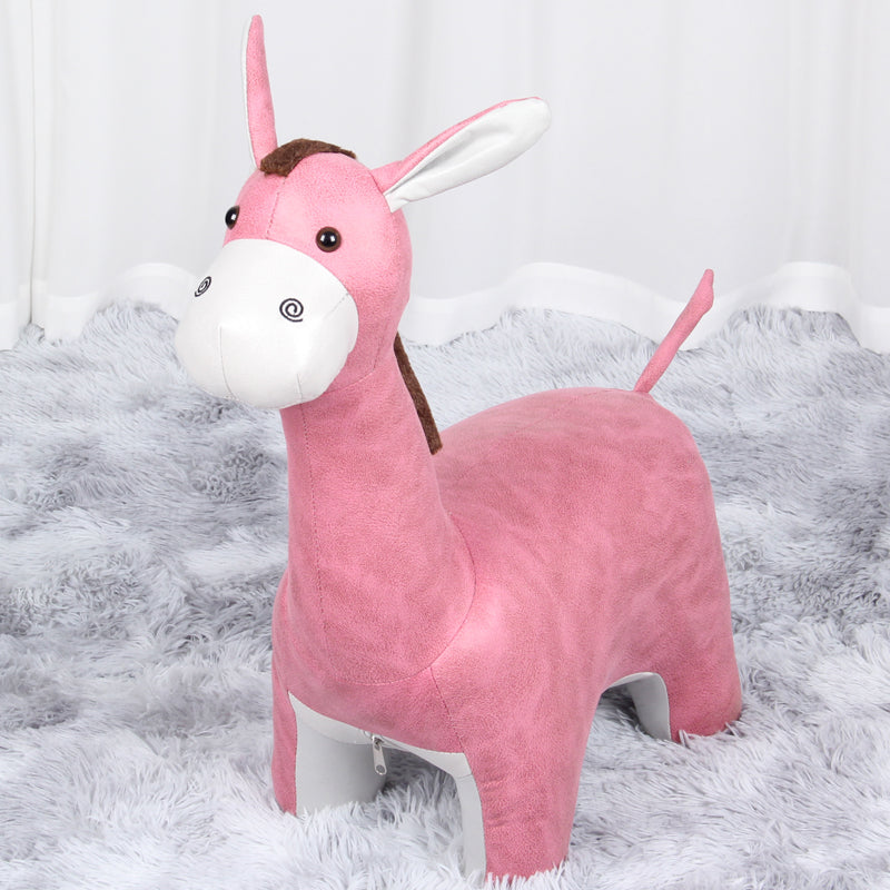 Moderno velluto pouf pouf contrasto colore colore asino sedia a forma di macchia resistente