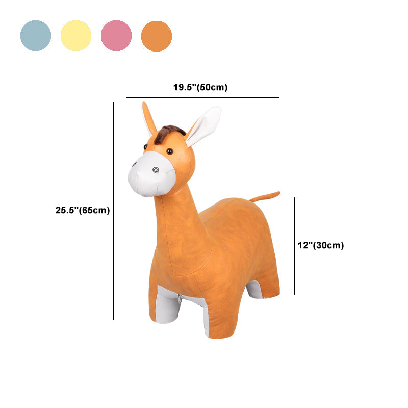 モダンベルベットプーフオットマンコントラストカラーロバの形のステイン耐性プーフチェア