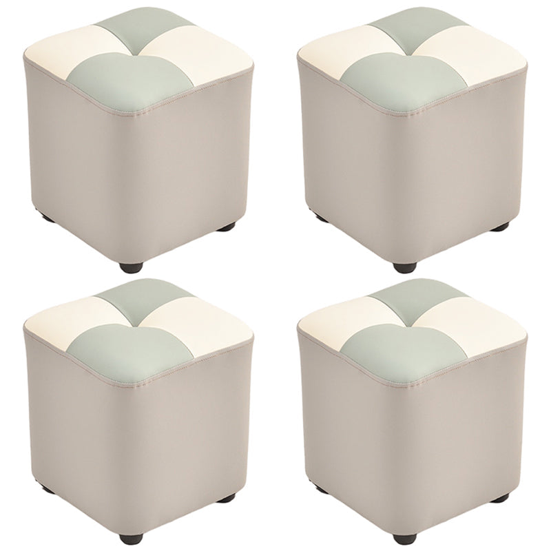 Cube jaune moderne Pièce de couleur résistante à l'eau