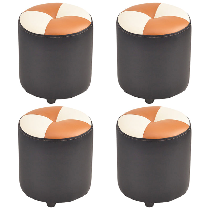 Moderne gele kubus waterbestendig kleurstuk leer binnenkubus