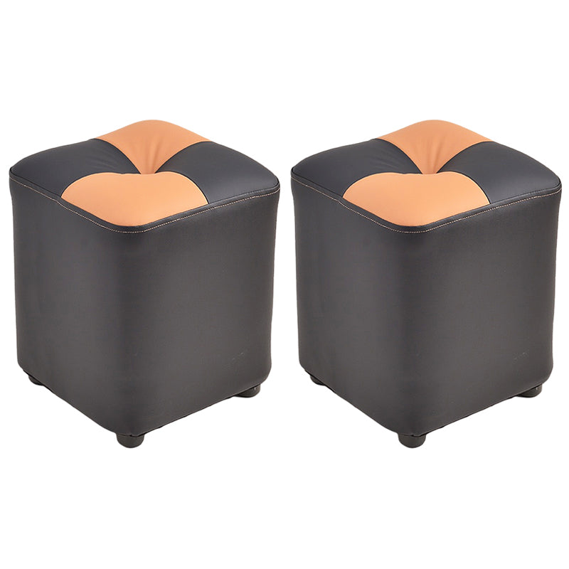 Cube jaune moderne Pièce de couleur résistante à l'eau