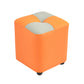 Modern Yellow Cube Water Resistant Color Piece Leather Indoor Cube