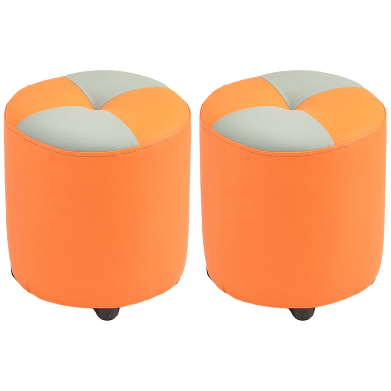 Moderne gele kubus waterbestendig kleurstuk leer binnenkubus