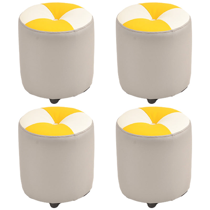 Cube jaune moderne Pièce de couleur résistante à l'eau