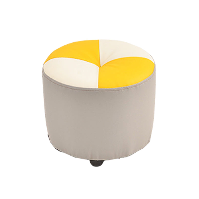 Moderne gele kubus waterbestendig kleurstuk leer binnenkubus