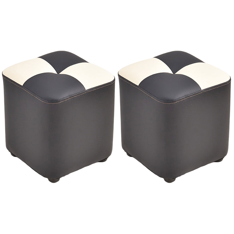 Moderne gele kubus waterbestendig kleurstuk leer binnenkubus