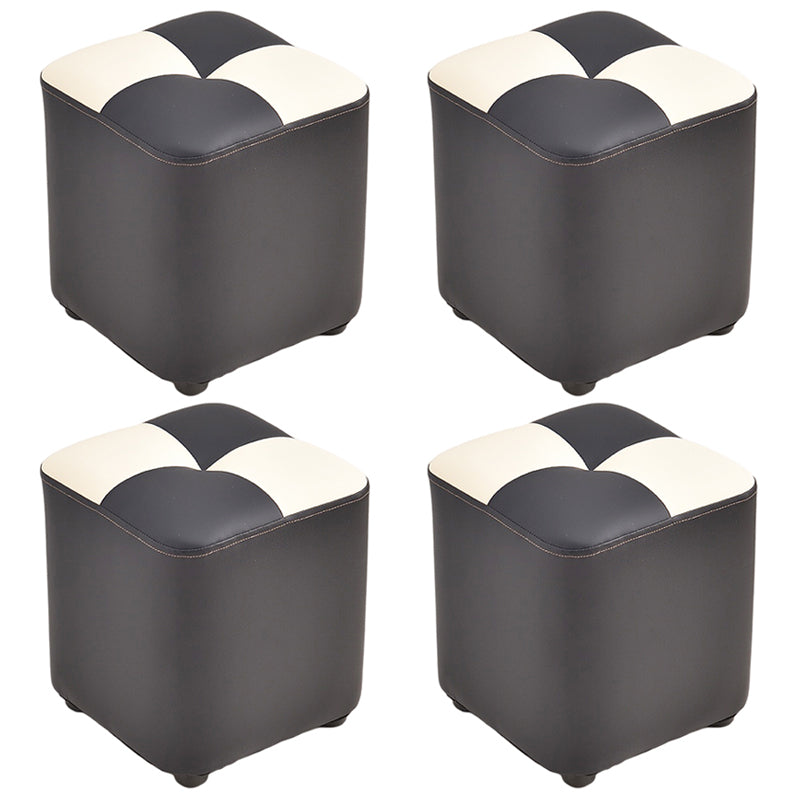 Moderne gele kubus waterbestendig kleurstuk leer binnenkubus