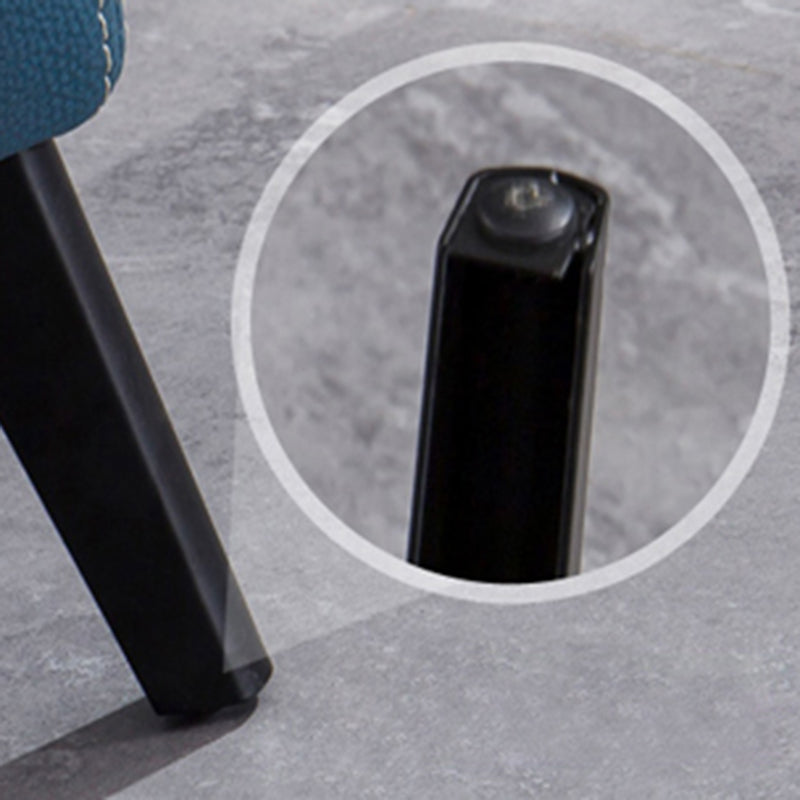 Contemporary Plain Chair Ottoman Plain Cotton Tufted Footstool Ottoman Clearhalo 'furn' 'furn_ottomans_poufs' 'Furniture' 'Living Room Furniture' 'Ottomans & Poufs' 'ottomans_poufs' 5771229