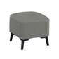 Contemporary Plain Chair Ottoman Plain Cotton Tufted Footstool Ottoman Light Gray 1 Piece No Clearhalo 'furn' 'furn_ottomans_poufs' 'Furniture' 'Living Room Furniture' 'Ottomans & Poufs' 'ottomans_poufs' 5771245