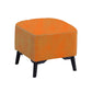 Contemporary Plain Chair Ottoman Plain Cotton Tufted Footstool Ottoman Orange 1 Piece No Clearhalo 'furn' 'furn_ottomans_poufs' 'Furniture' 'Living Room Furniture' 'Ottomans & Poufs' 'ottomans_poufs' 5771251