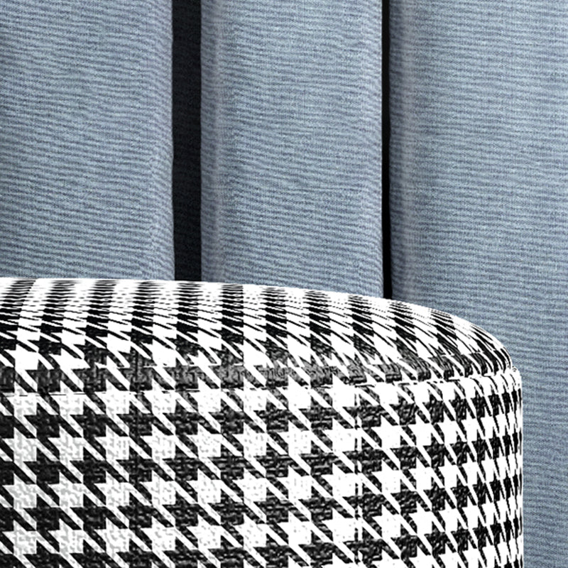 Glam Velvet Pouf Chair Plain Cylinder Shape Metal Frame Water Resistant Ottoman Footrest Clearhalo 'furn' 'furn_ottomans_poufs' 'Furniture' 'Living Room Furniture' 'Ottomans & Poufs' 'ottomans_poufs' 5771311